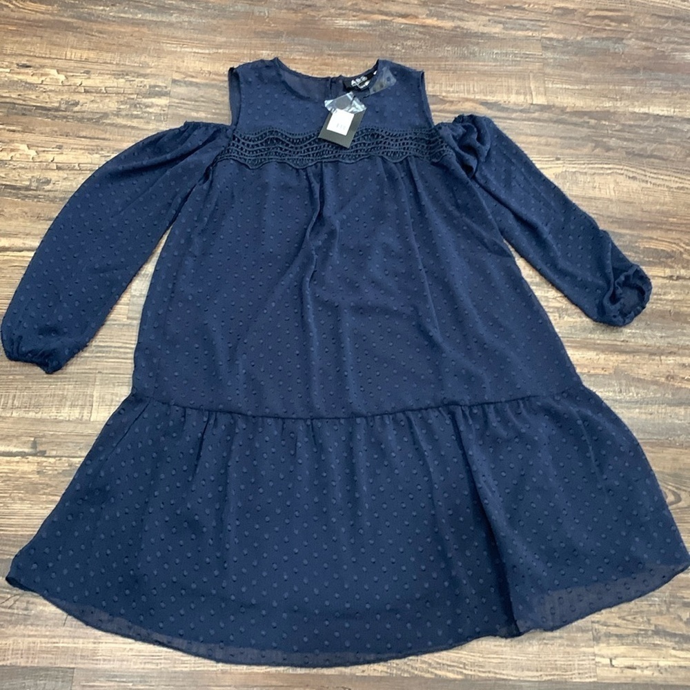 NWT A.B.S Cold Shoulder Dress